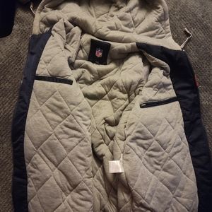 Bears quilted hooded jacket